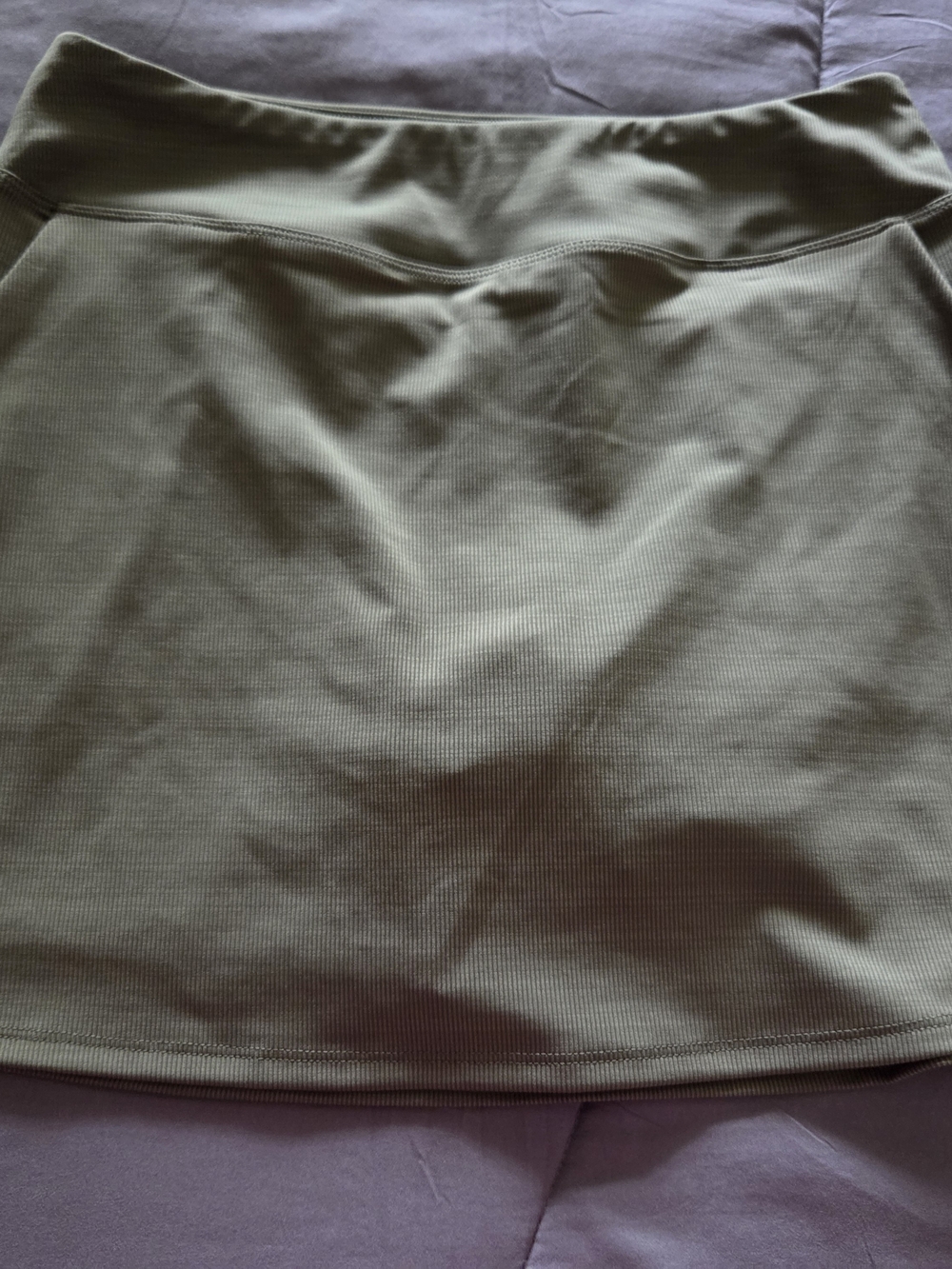 Tommy Bahama Olive Green Ribbed Active Skort